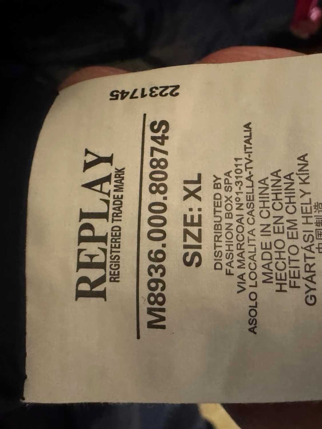 Marinblå pufferjacka från Replay XL - 2