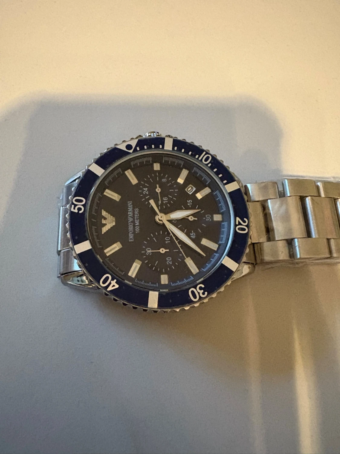 Armani klocka, 100meter - 2