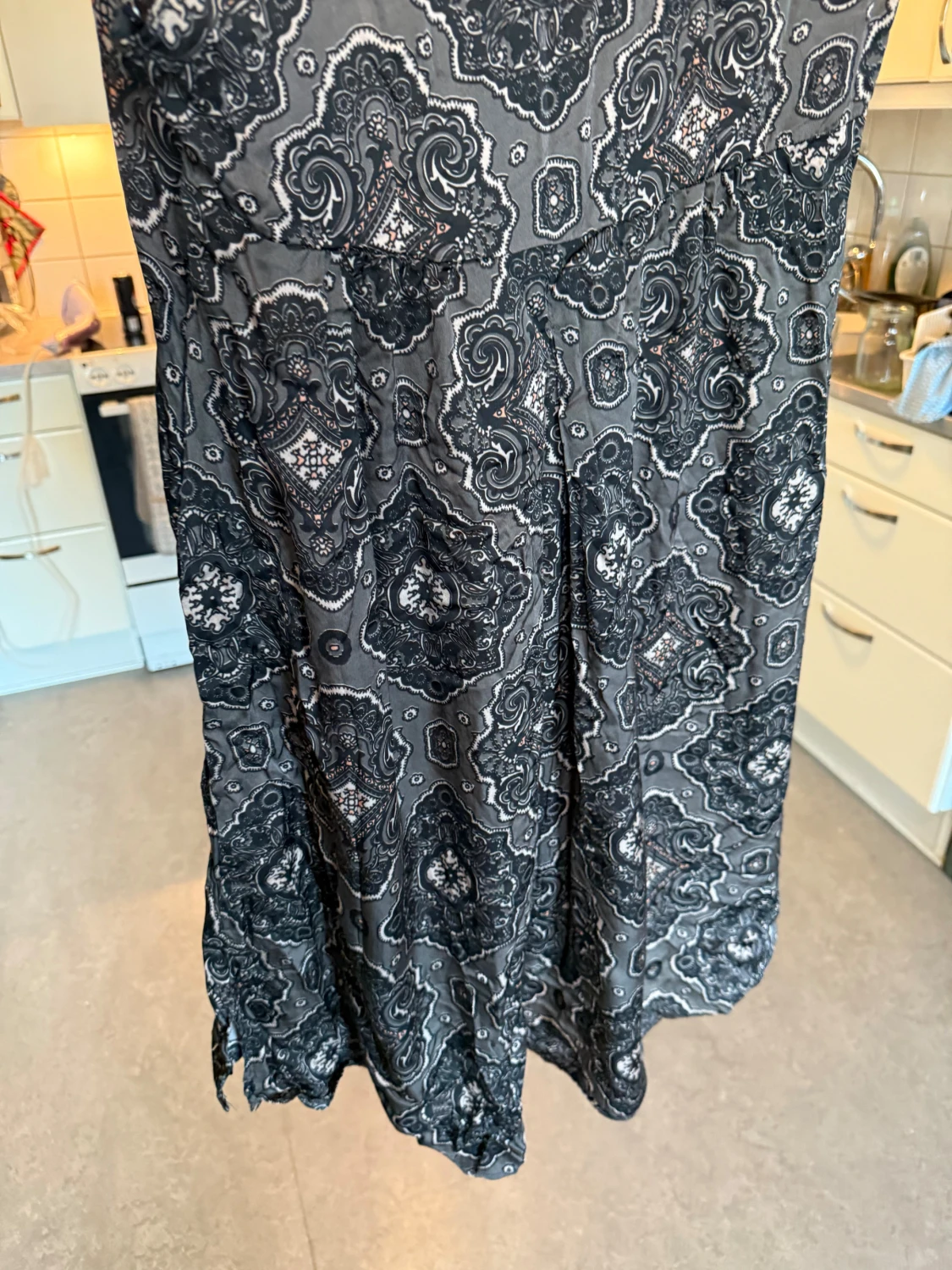 Svart och grå mönstrad Odd Molly klänning - 5