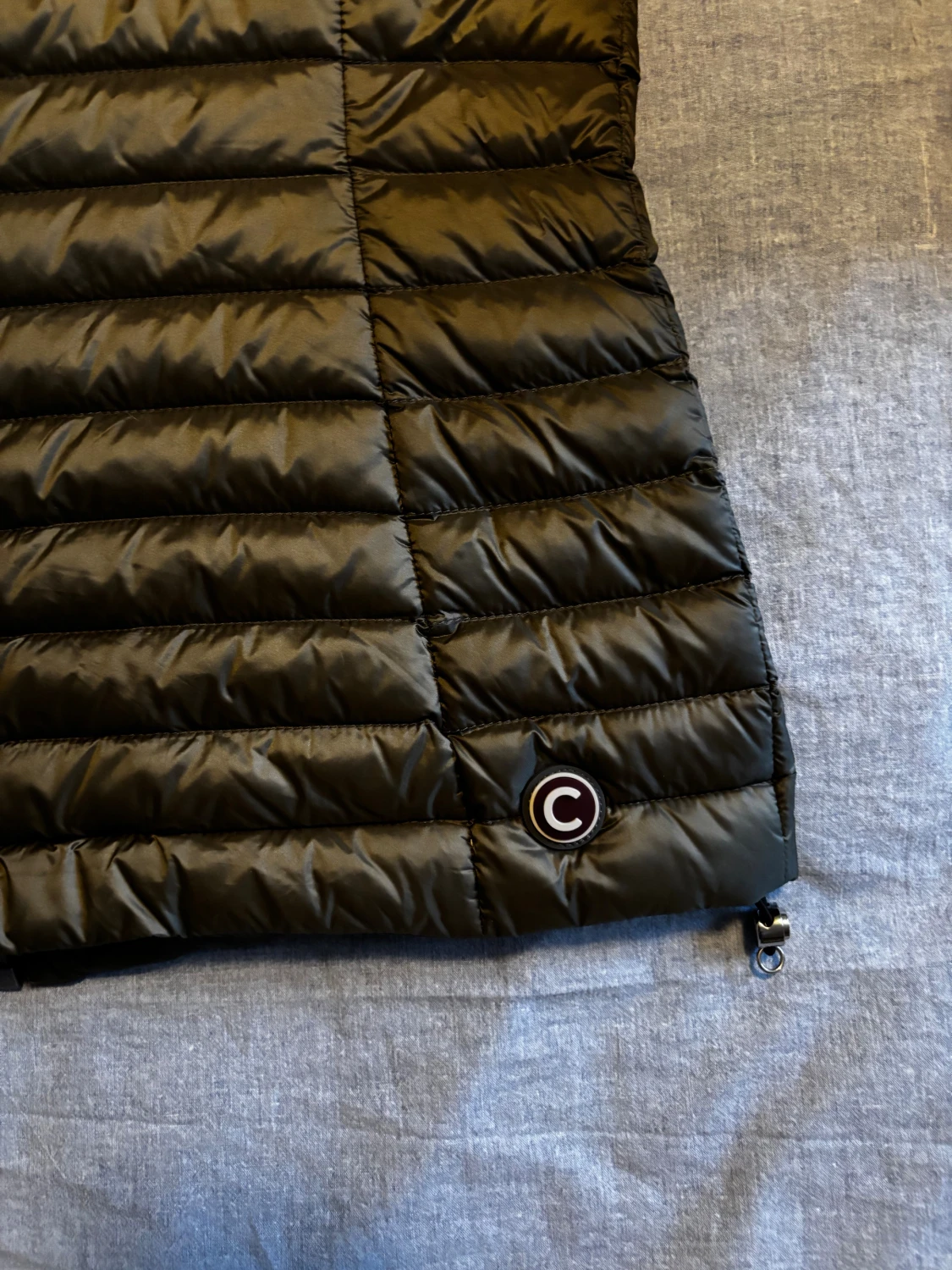 Mörkgrön dunväst från Colmar - 4