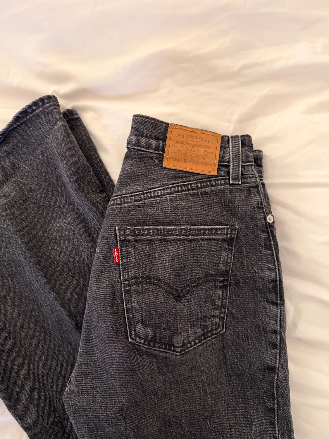 Levi's 70s High Flare gråa jeans - 2