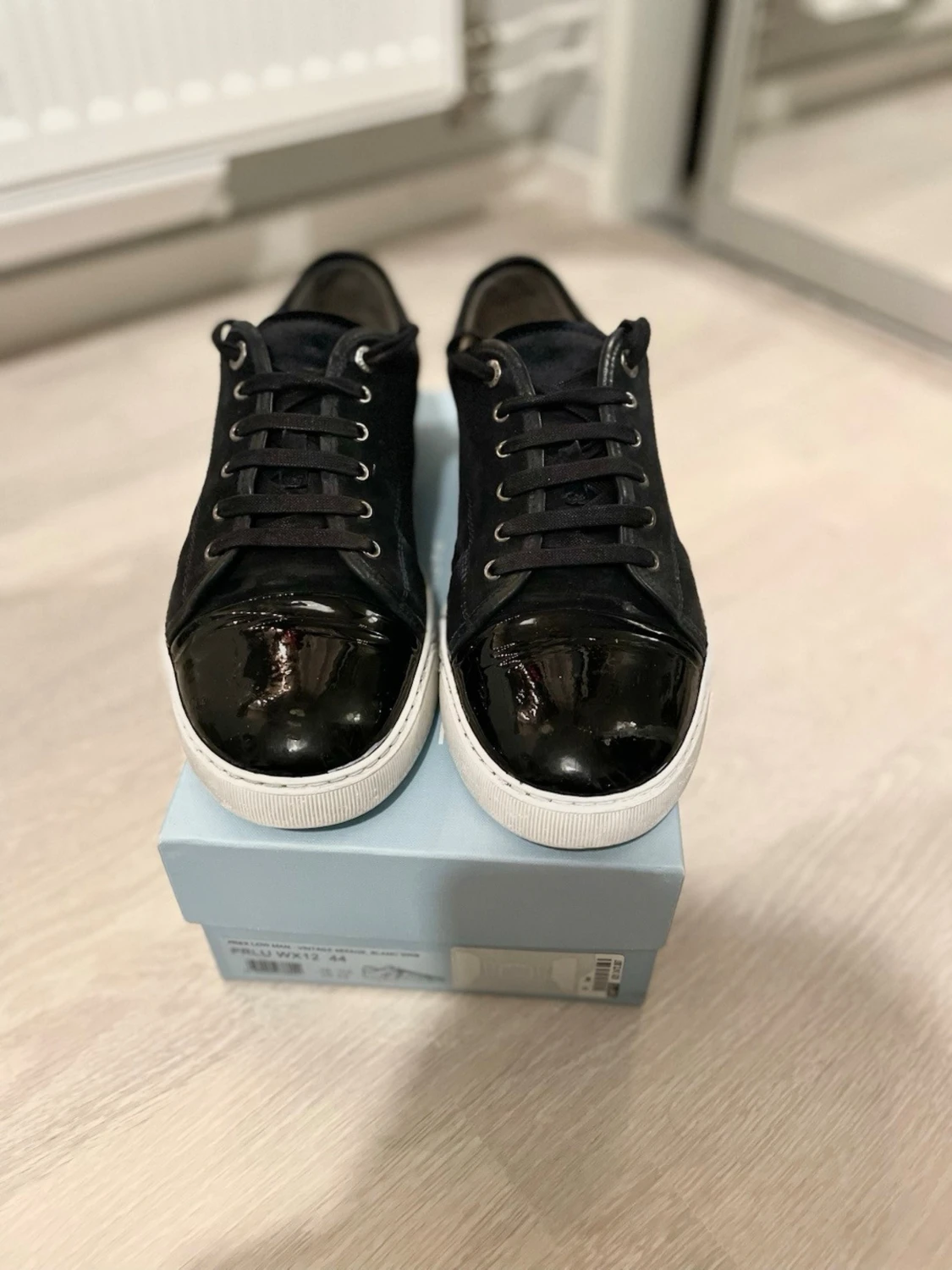 Svarta Lanvin Captoe  - 2