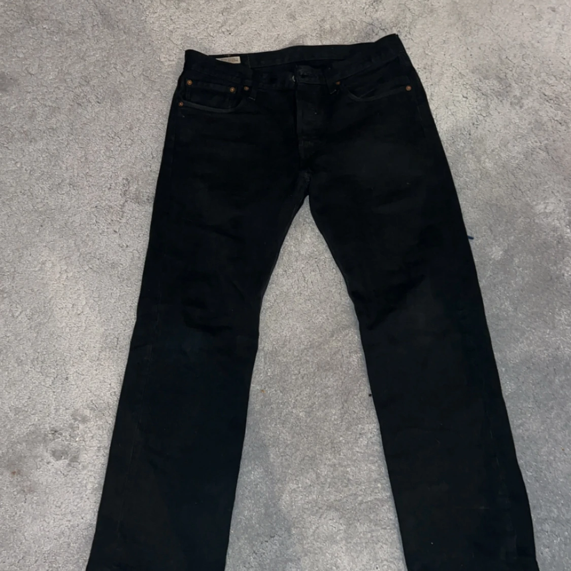 Svarta Levi's 501 jeans straight fit