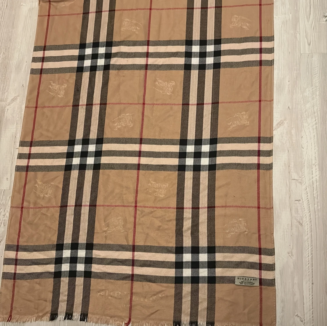 Burberry rutig halsduk i kashmir - 4