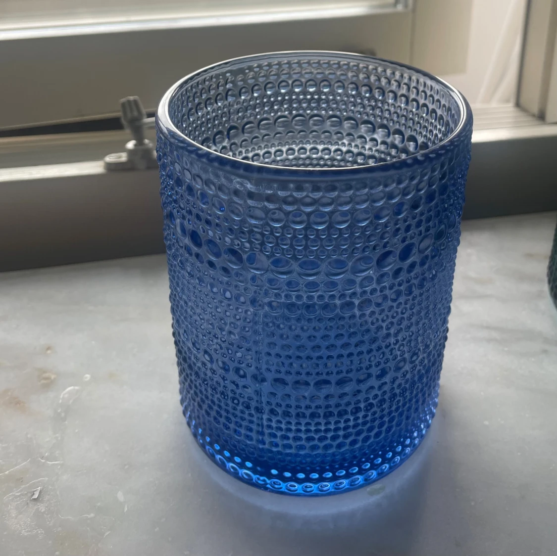 Förvarnings burk i glas  - 1