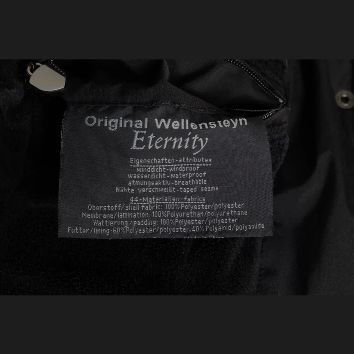 Svart parkajacka från Wellensteyn - 4
