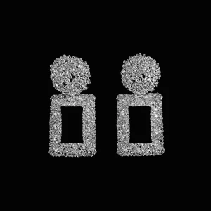 Örhängen 🤍 - Jättesnygga silverfärgade örhängen i nyskick! 🤍⛓️Skimrar sjukt fint i ljuset och är perfekt till nyår eller när man vill känna sig lite extra fin 😘Har även bytt ut plupparna och desinfekterat dem så de är good to go. Köp nu 💌