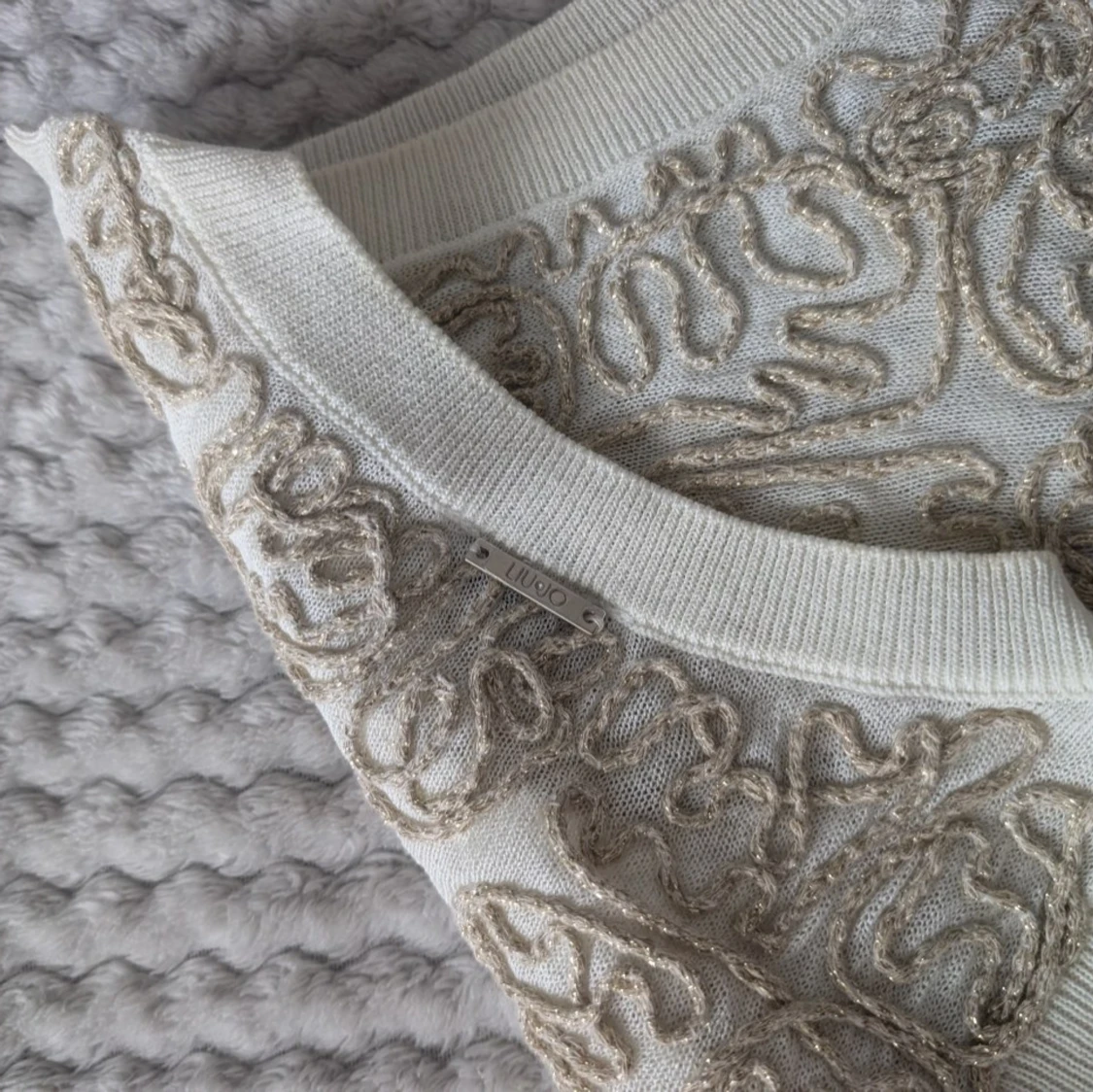 Beige omlottklänning från LIU JO - 3