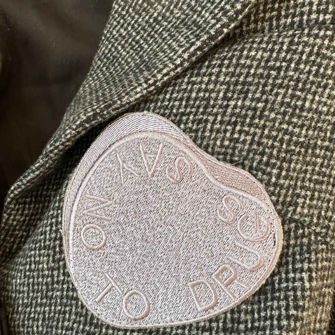 Rutig kavaj från Acne Studios med patches - 2