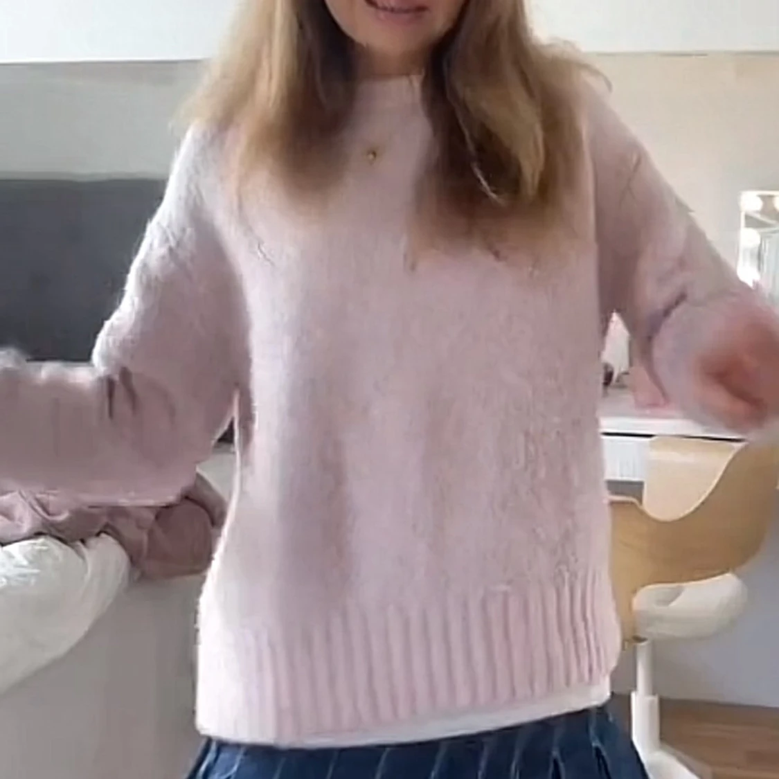 Stickad zara tröja - 2