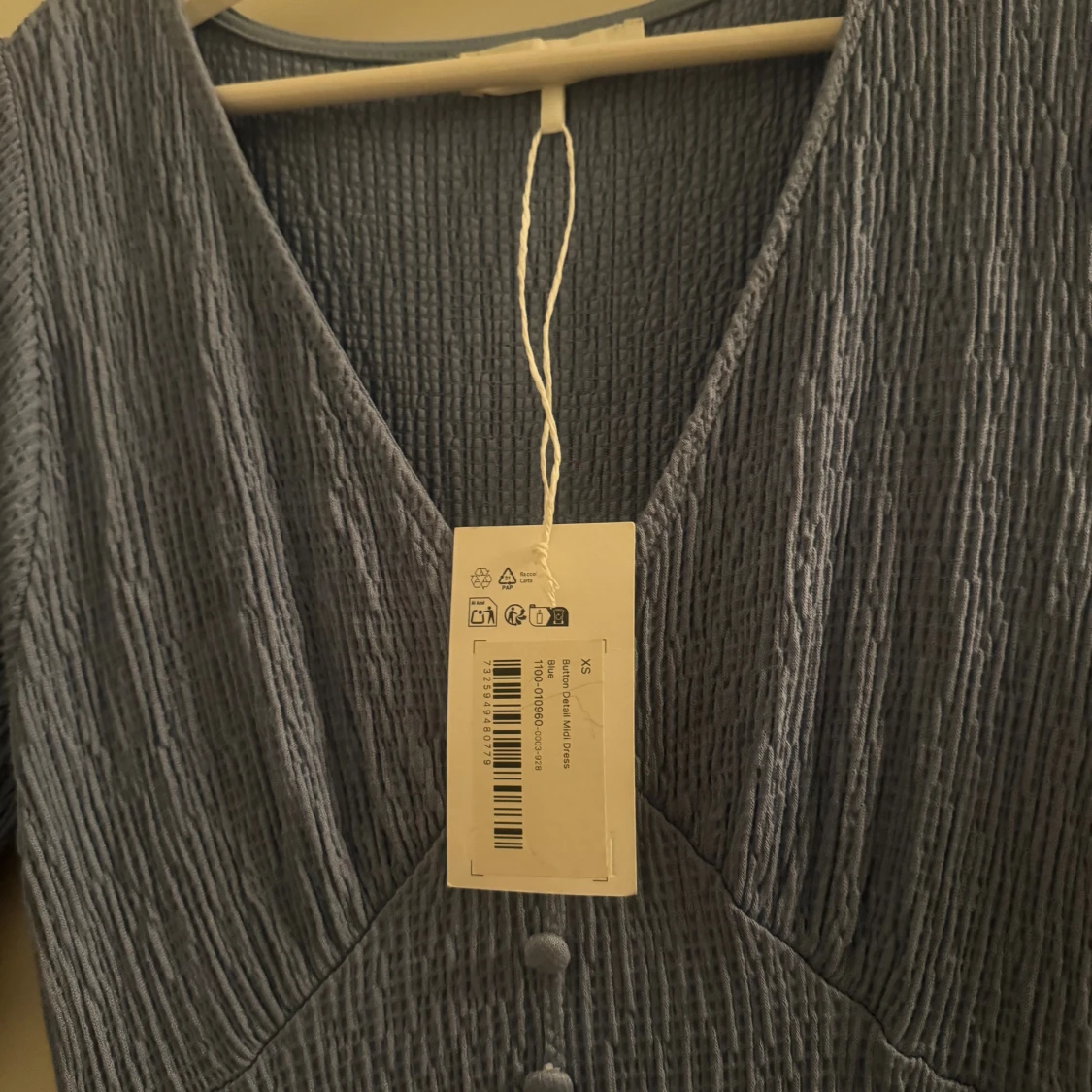 Blå långklänning - 1