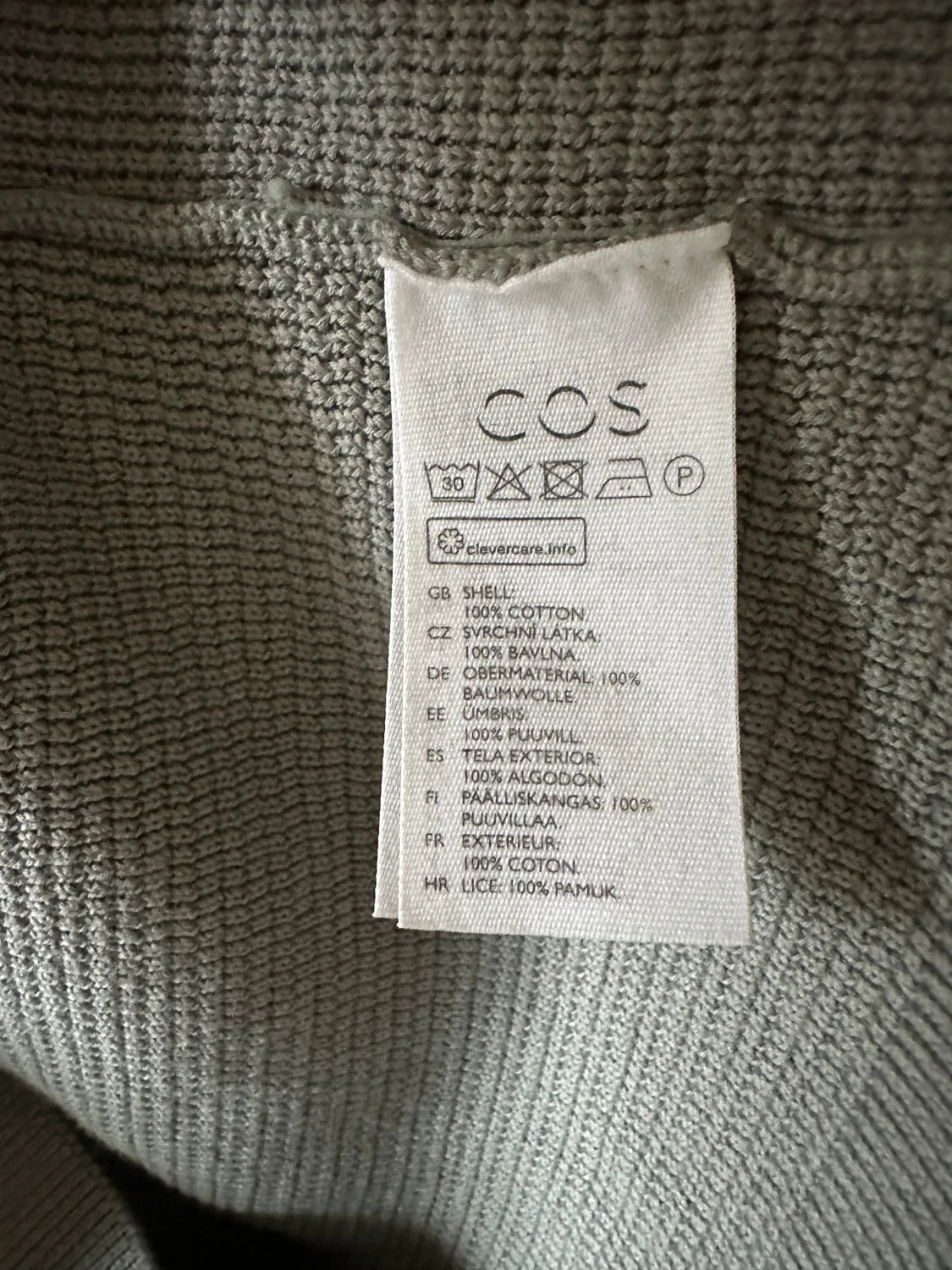 Grå stickad tröja från COS - 3