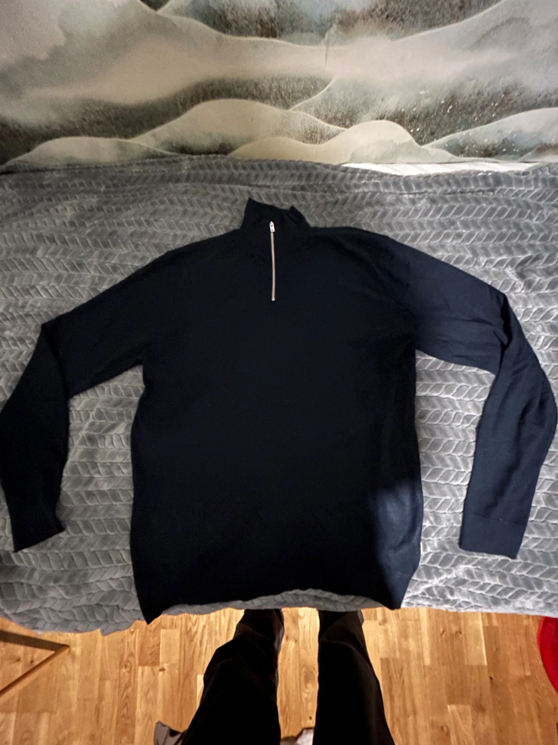 Svart half zip tröja Lindbergh - 1