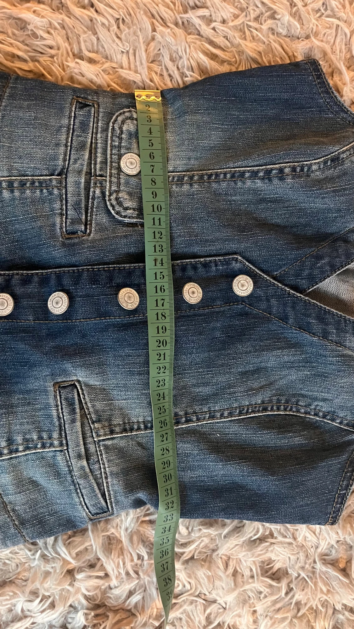 Jeansväst från L.O.G.G. H&M, strl 36 - 1