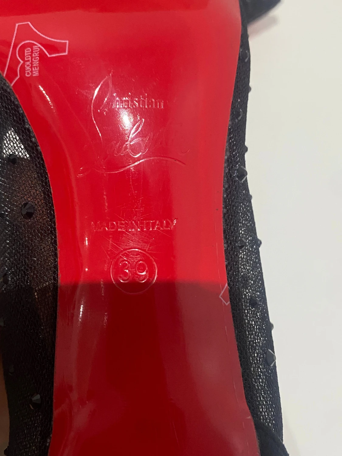 Christian Louboutin svarta pumps, strl 39 - 3