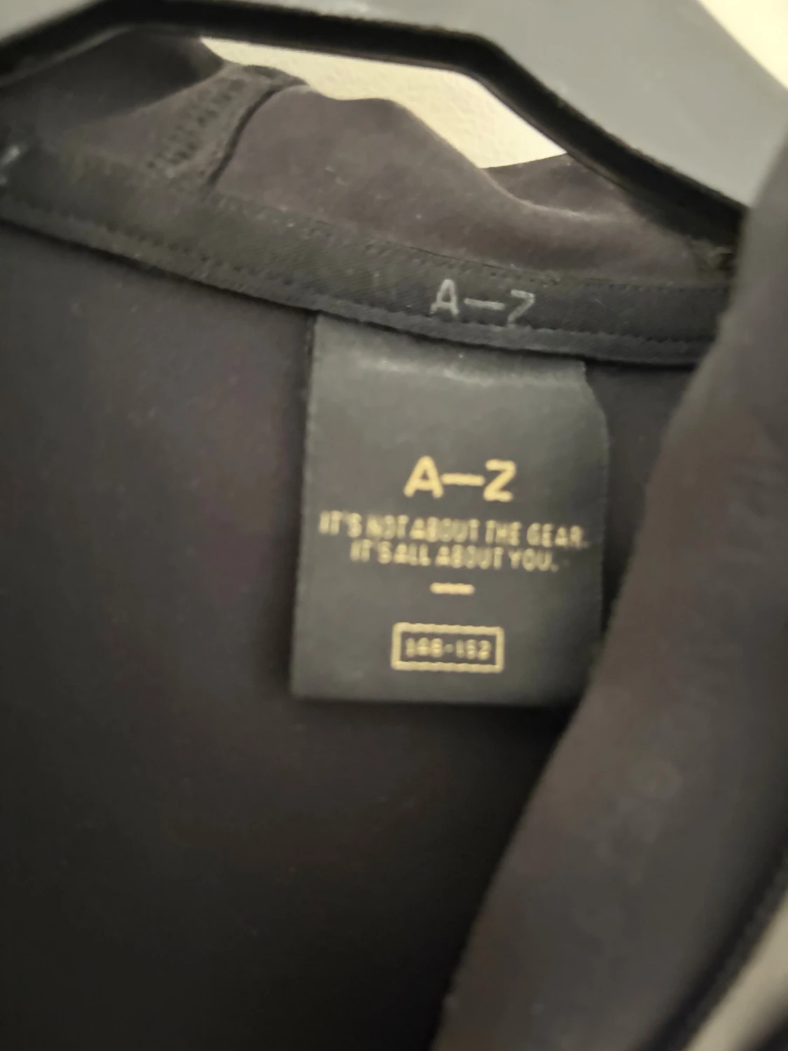 Svart träningsväst med huva från A-Z - 3