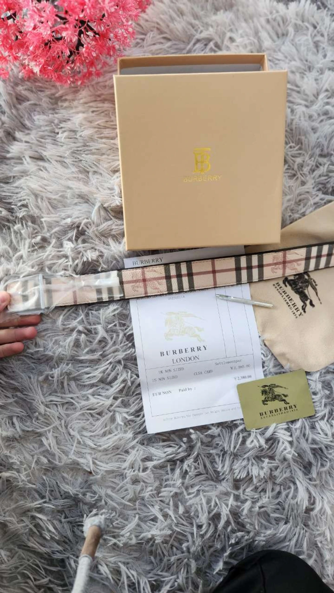  bälte i skinn med rutor - 2