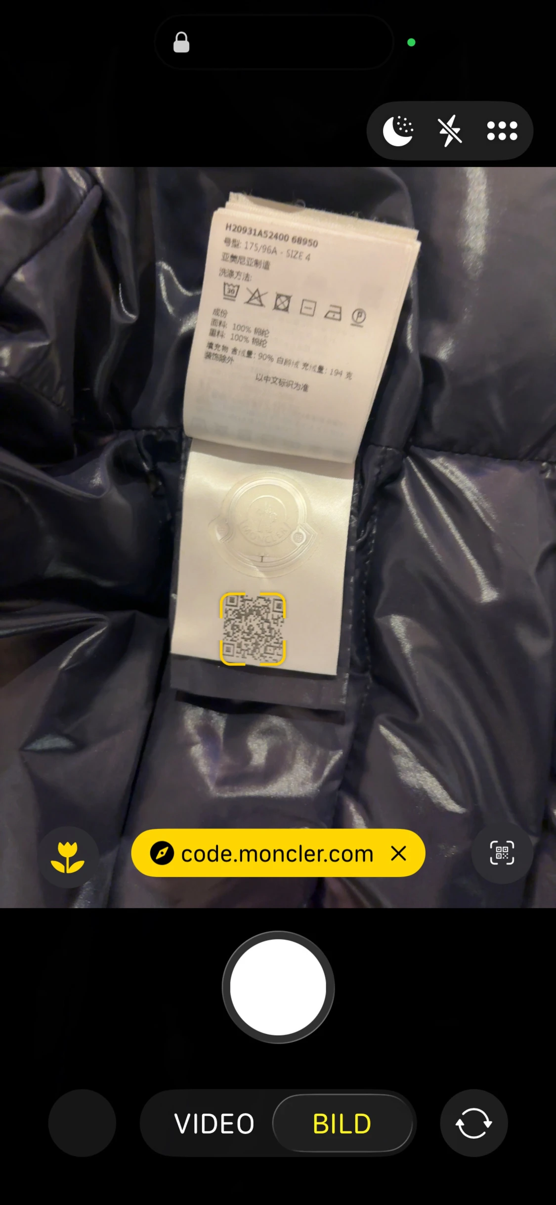 Moncler Bady dunjacka mörkblå - 5