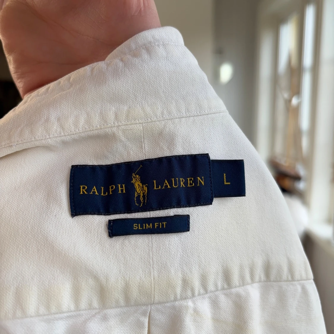 Vit slim fit skjorta från Ralph Lauren slim fit - 2