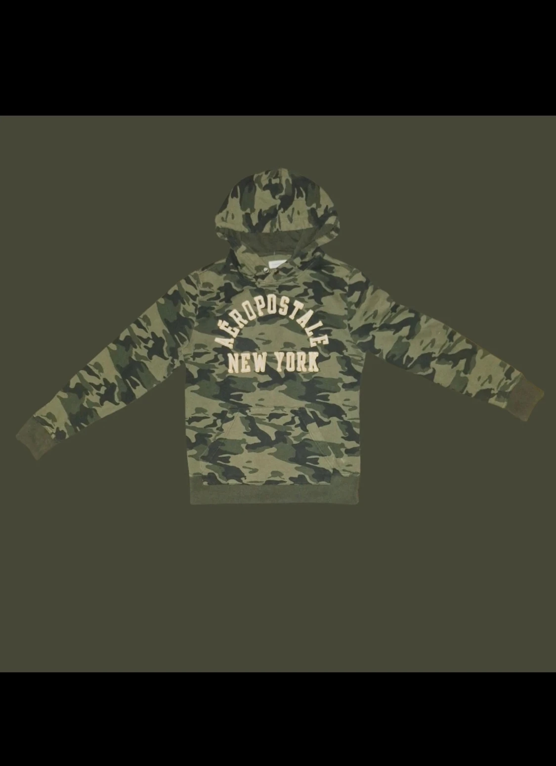 Vintage Aéropostale hoodie camo