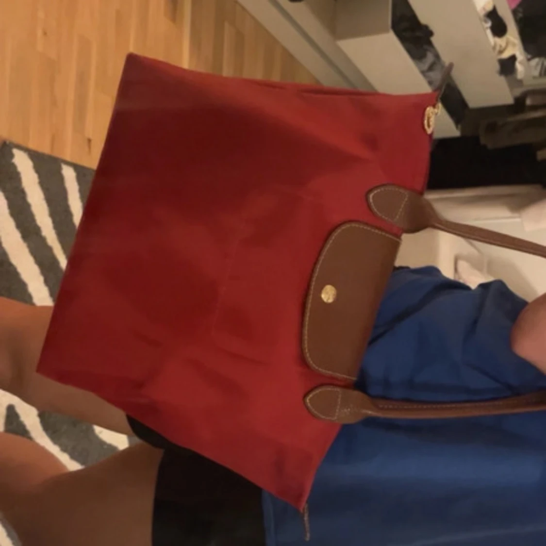 Röd handväska från Longchamp - 1