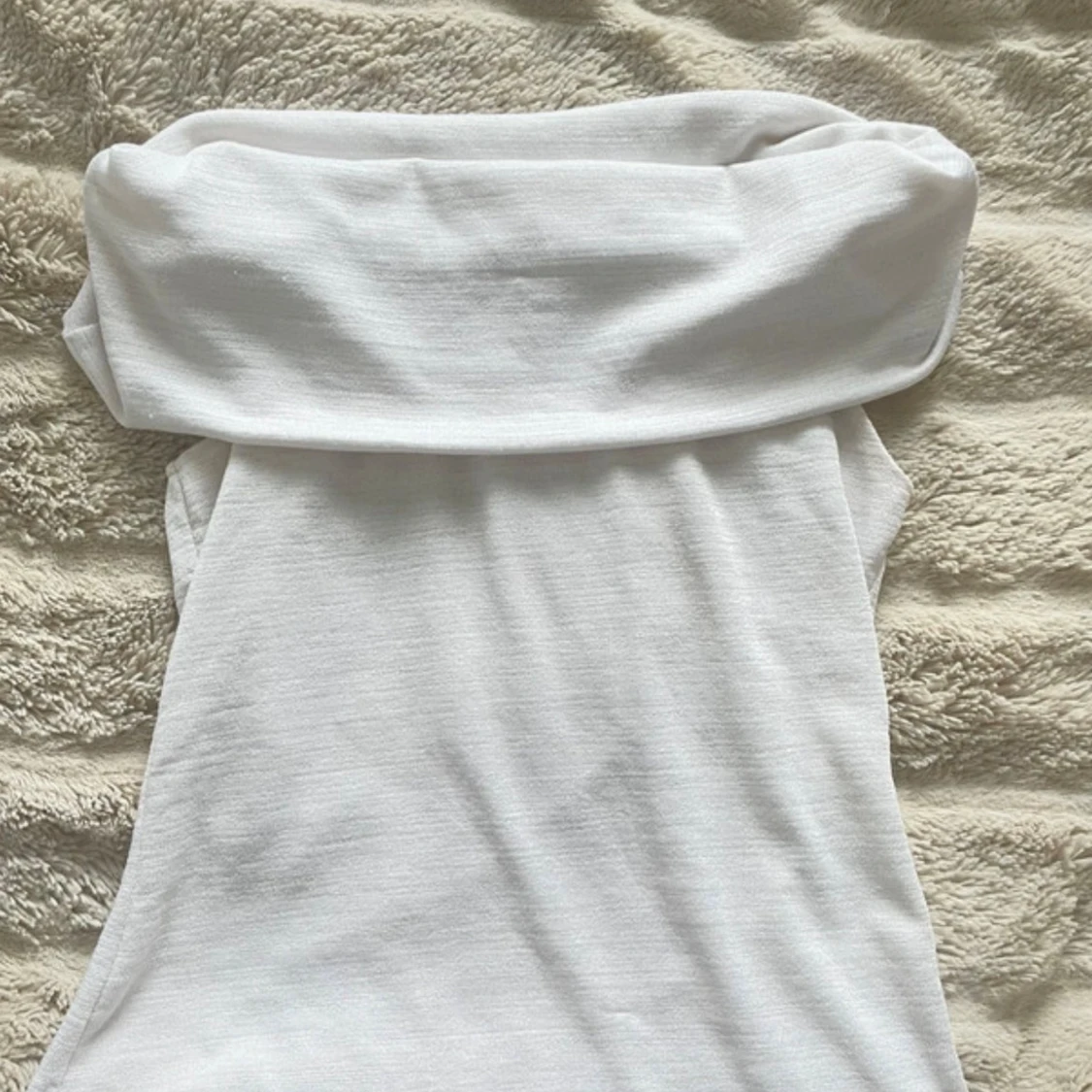 Vit offshoulder topp Zara