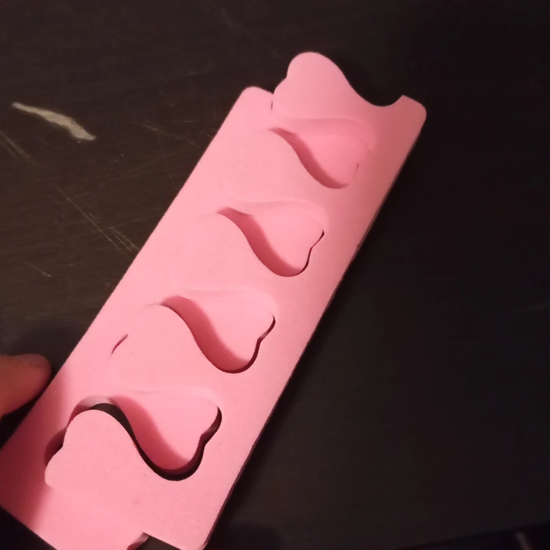 Rosa tåseparatorer i mjukt skum - 2