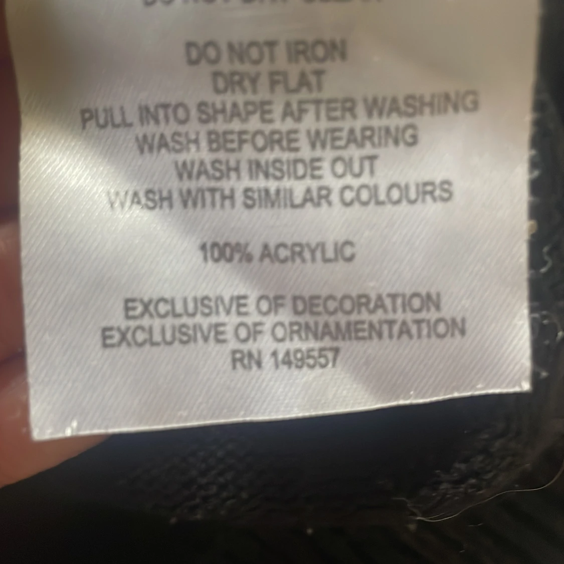 Svart stickad tröja från FSBN - 3