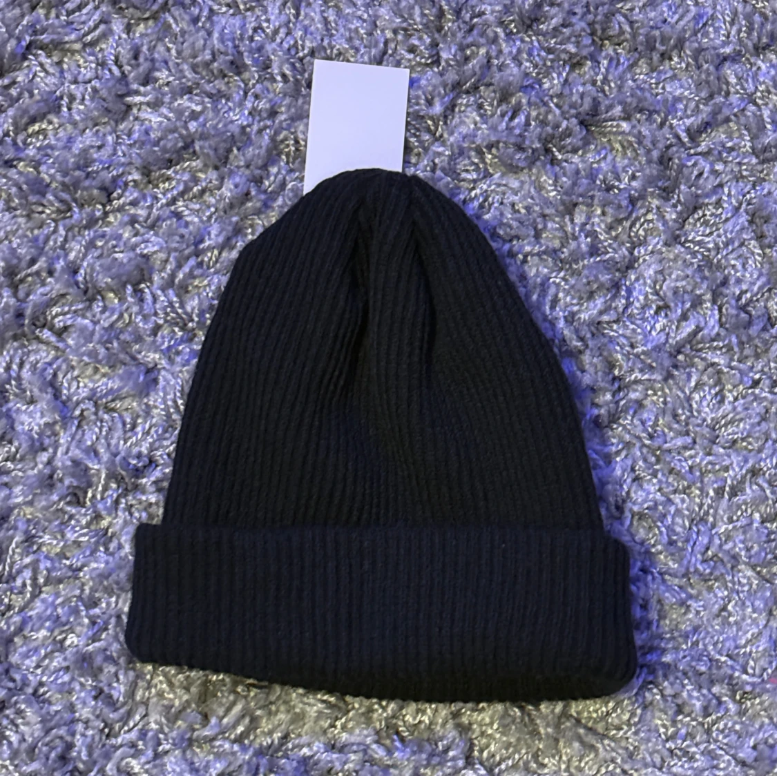 Svart ribbad mössa från Moncler - 1