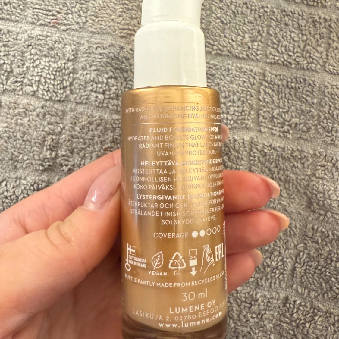 Lumene Natural Glow Foundation Medium - 1