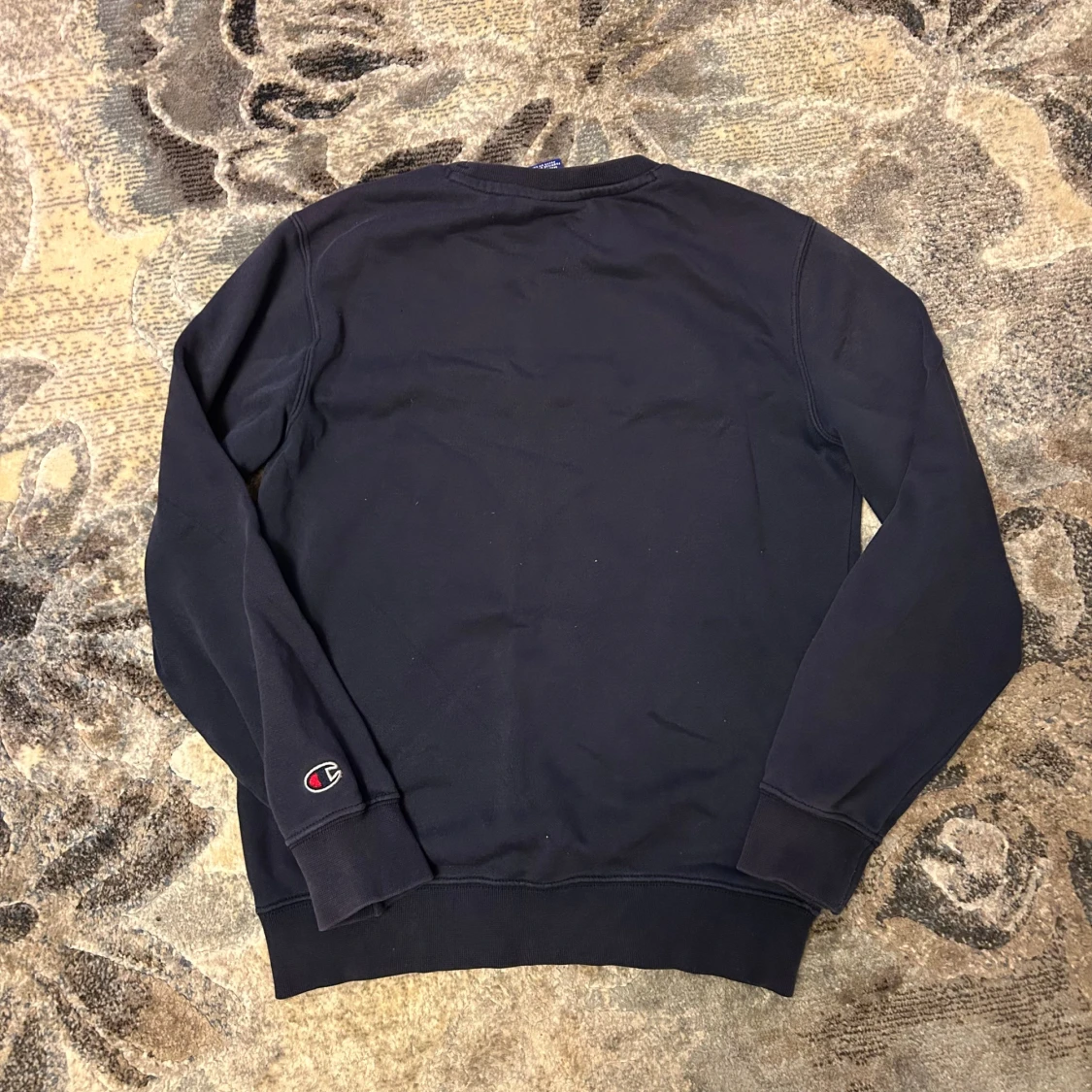 Marin blå Champion sweatshirt i bomull - 3