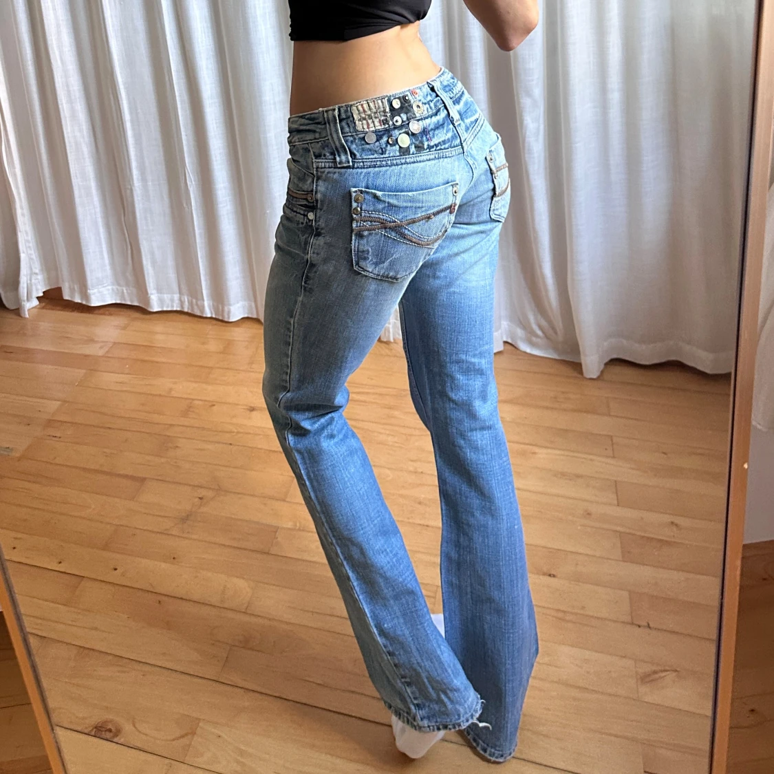 Lågmidjade jeans - 1