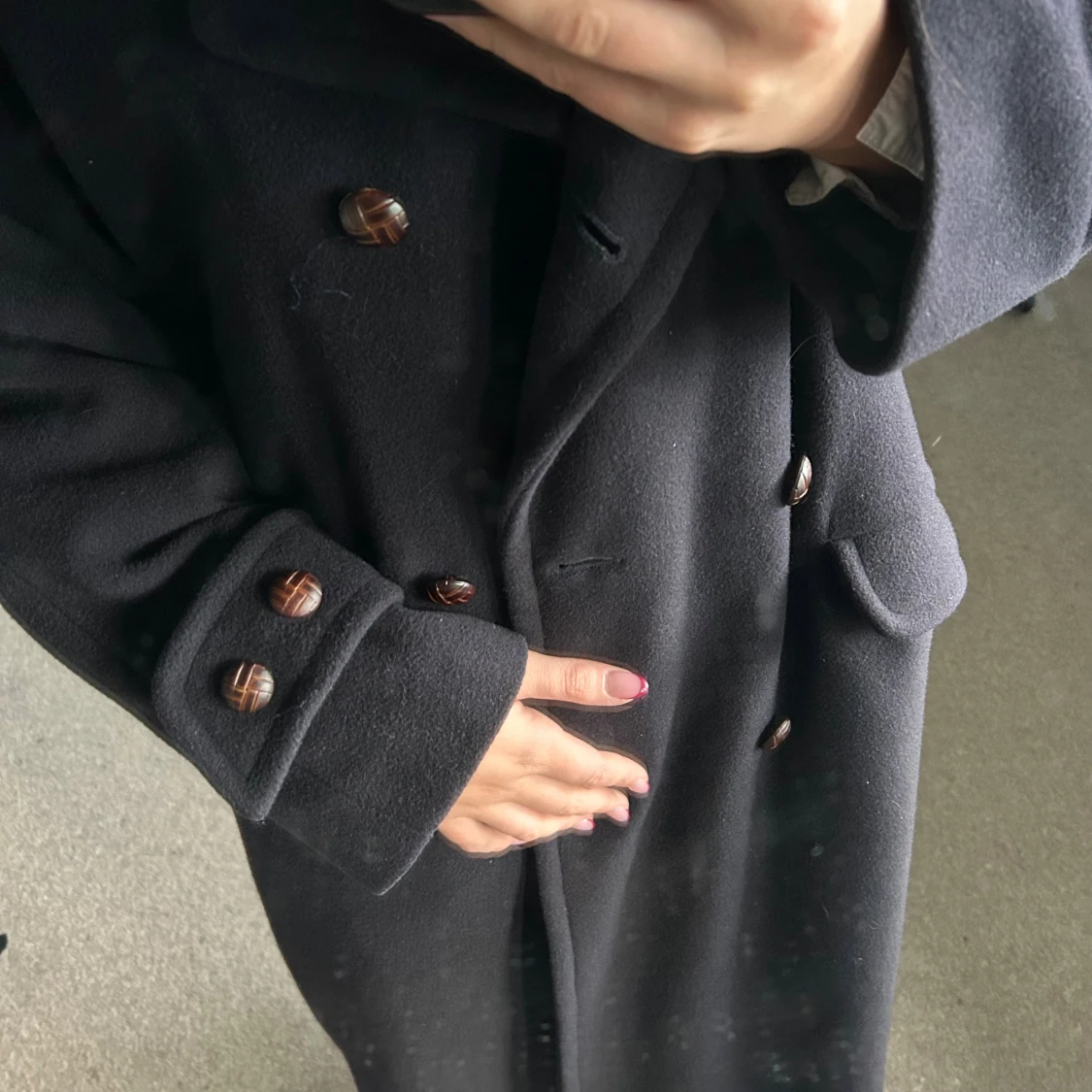 Svart kappa lång - 3