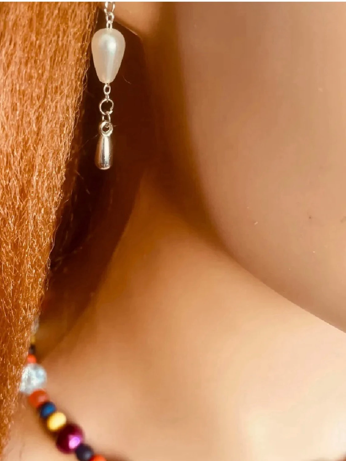 By prisförslag- 1 st örhänge pärla och droppe