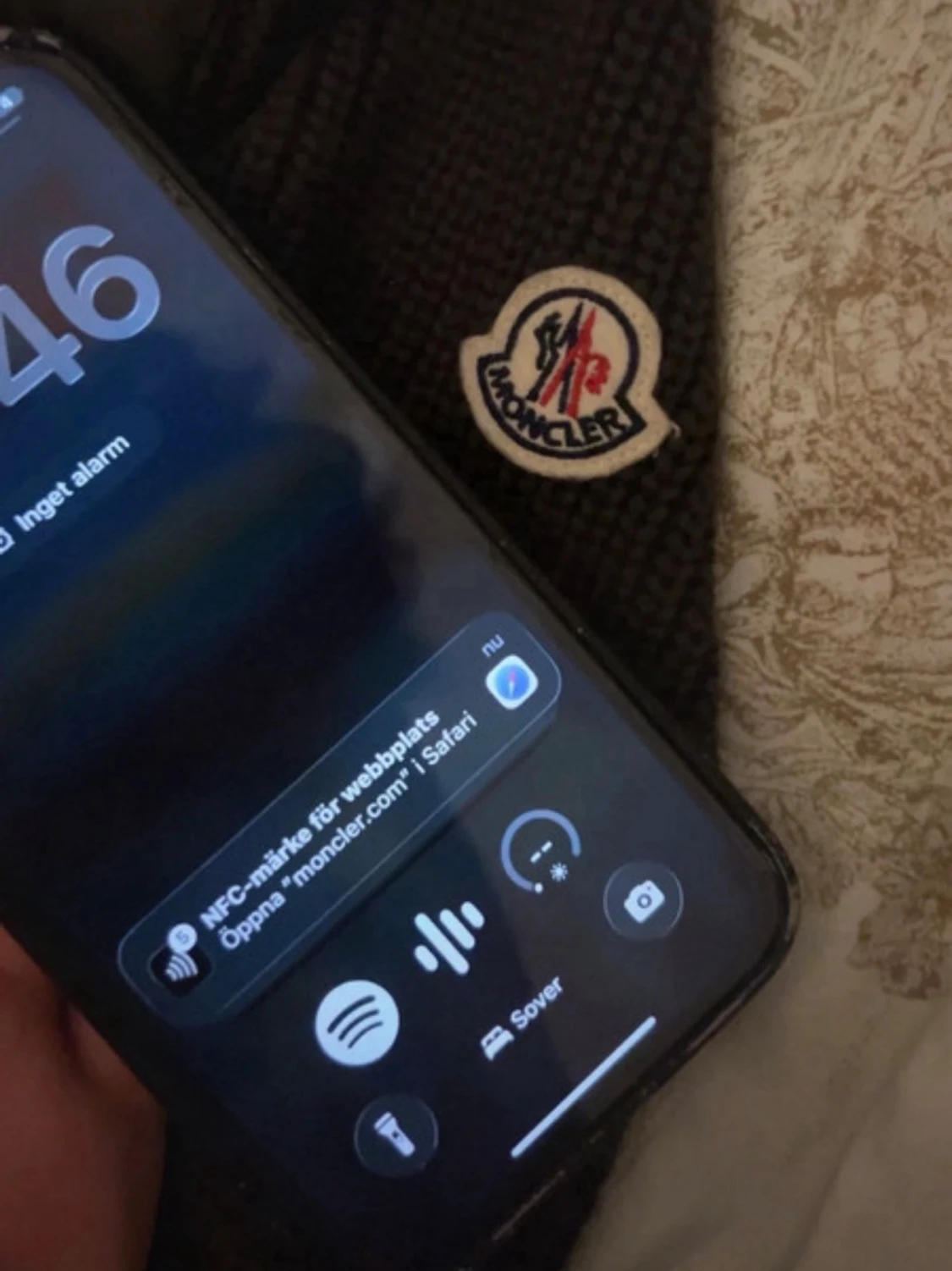 Mörk grön Moncler cardigan med huva - 4