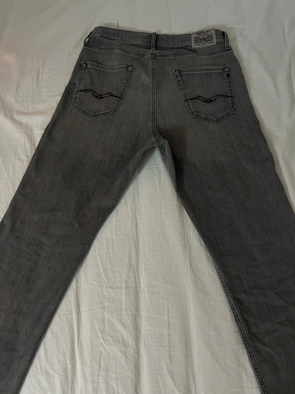 Replay grå jeans straight fit - 3