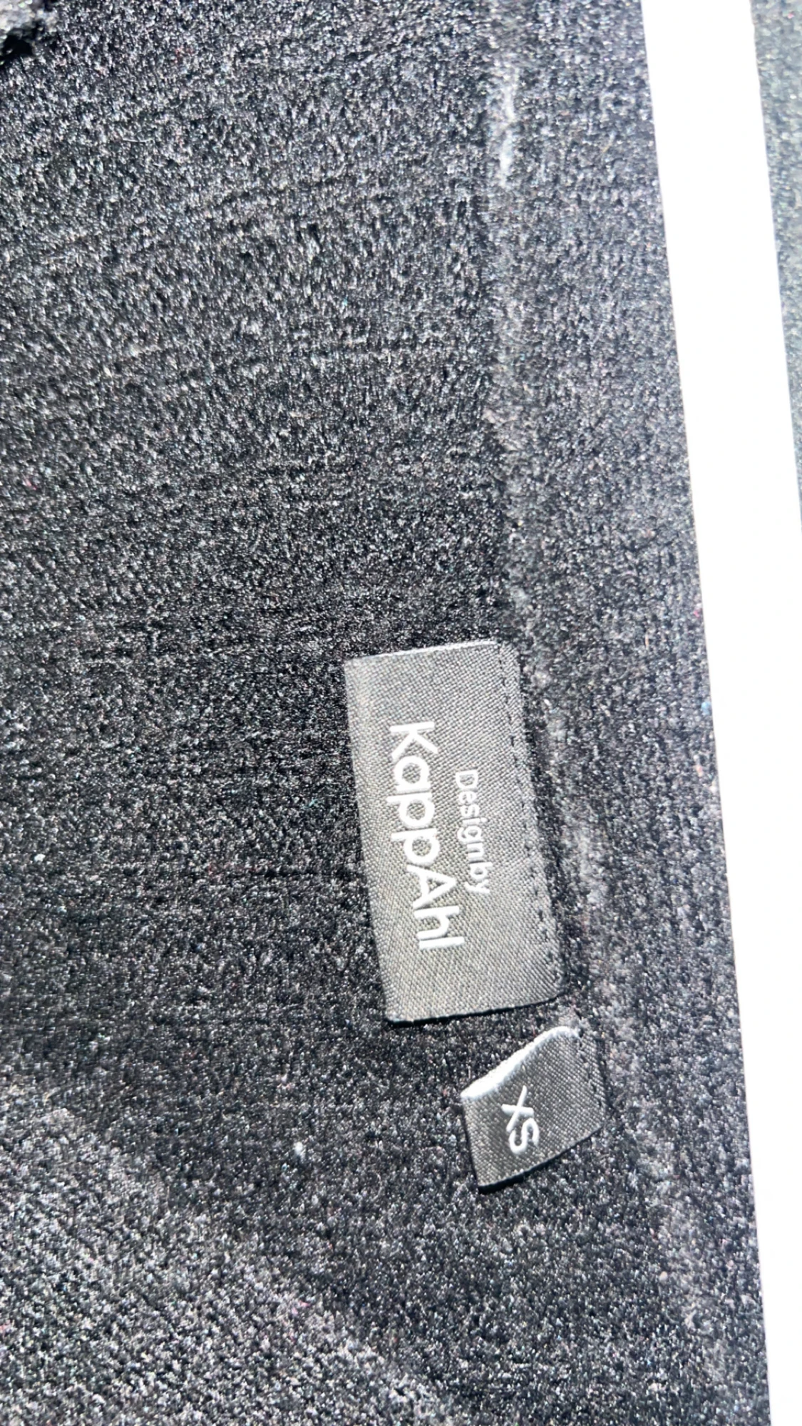 Svart ribbad kofta från KappAhl XS - 1