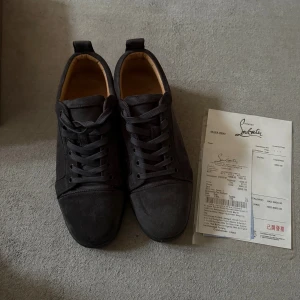 Louboutin  - Säljer ett par stilrena loubs i färgen grå väldigt bra skick 10/10 använda fåtal gånger. Storlek 43 hör av er vid intresse 