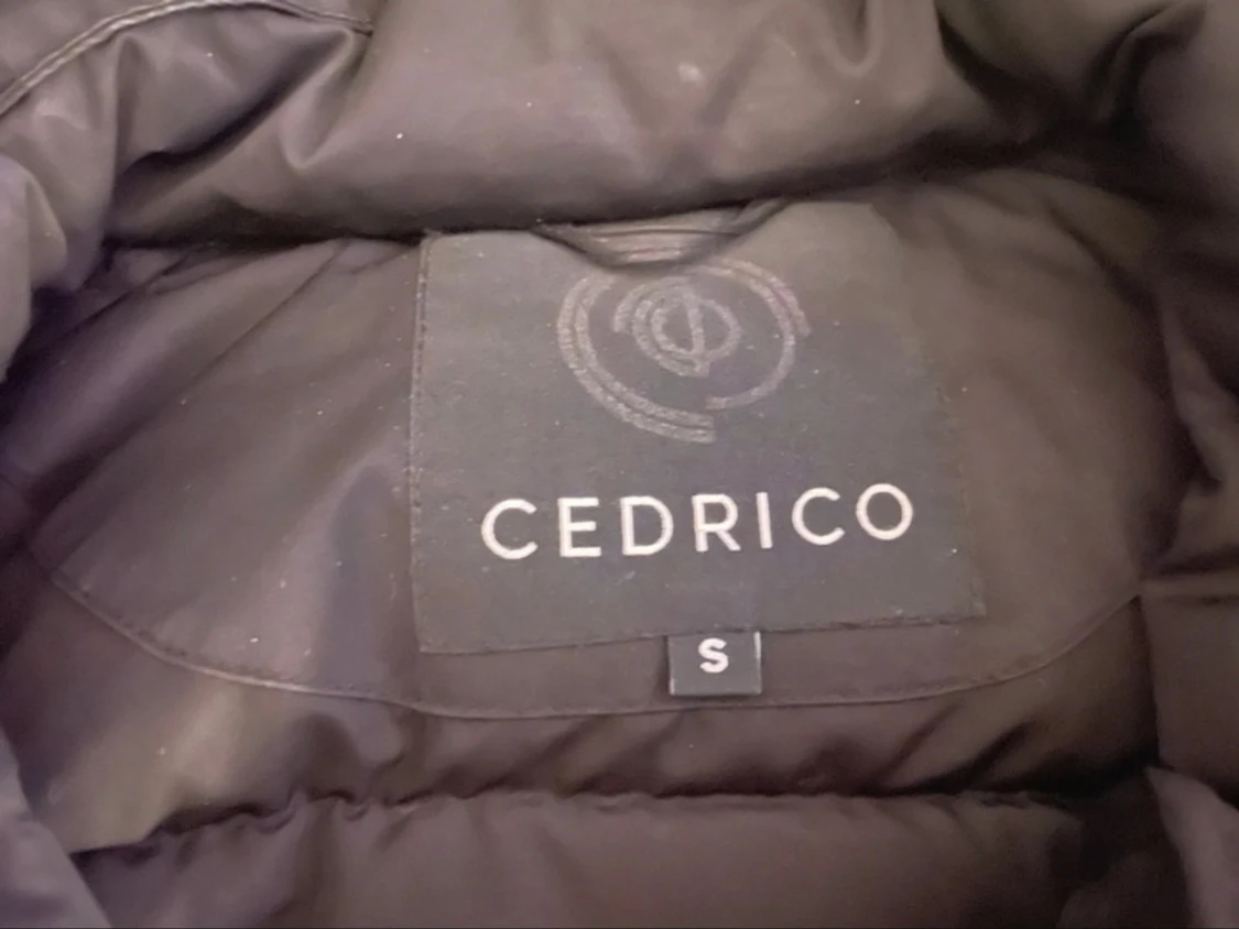 Svart dunjacka från Cedrico med huva - 1