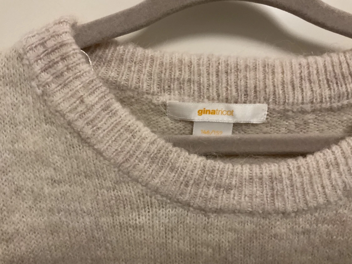 Beige stickad tröja Gina Tricot - 1