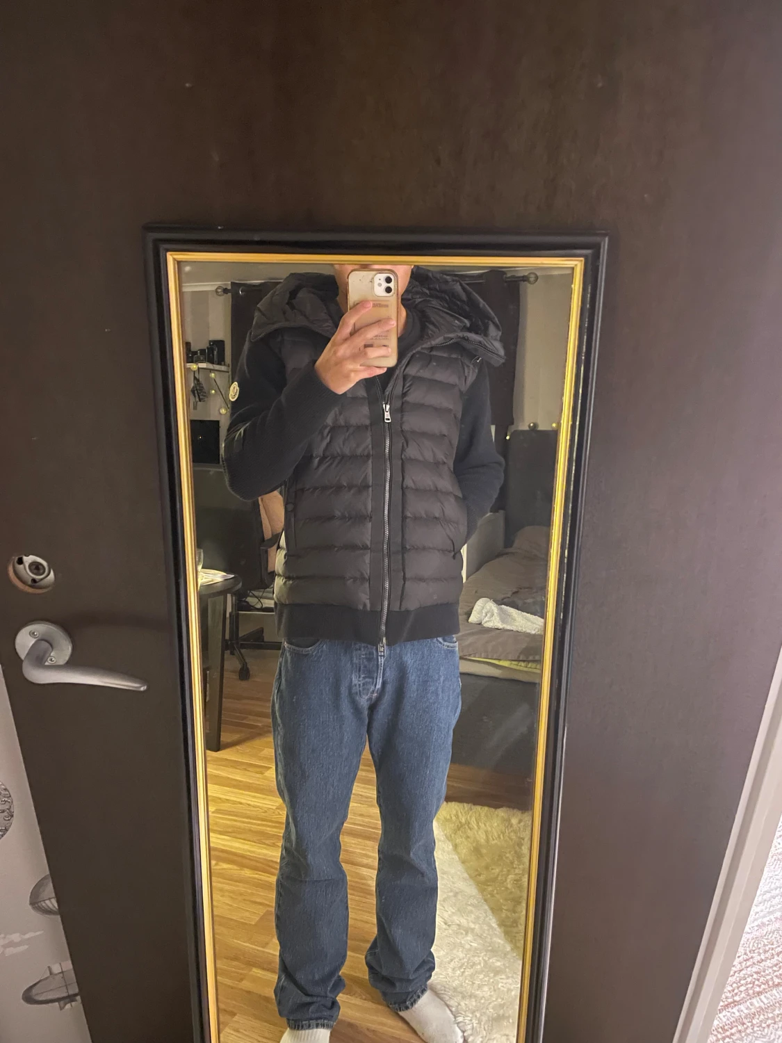  Svart moncler cardigan - 4