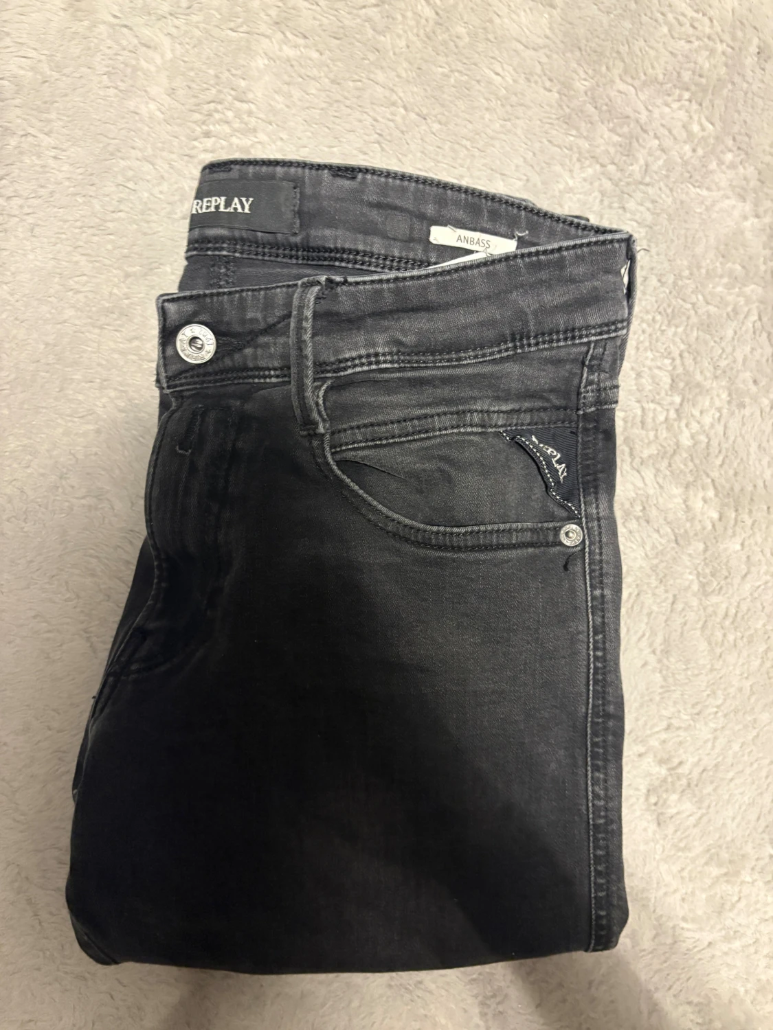 Replay Anbass svarta jeans - 2