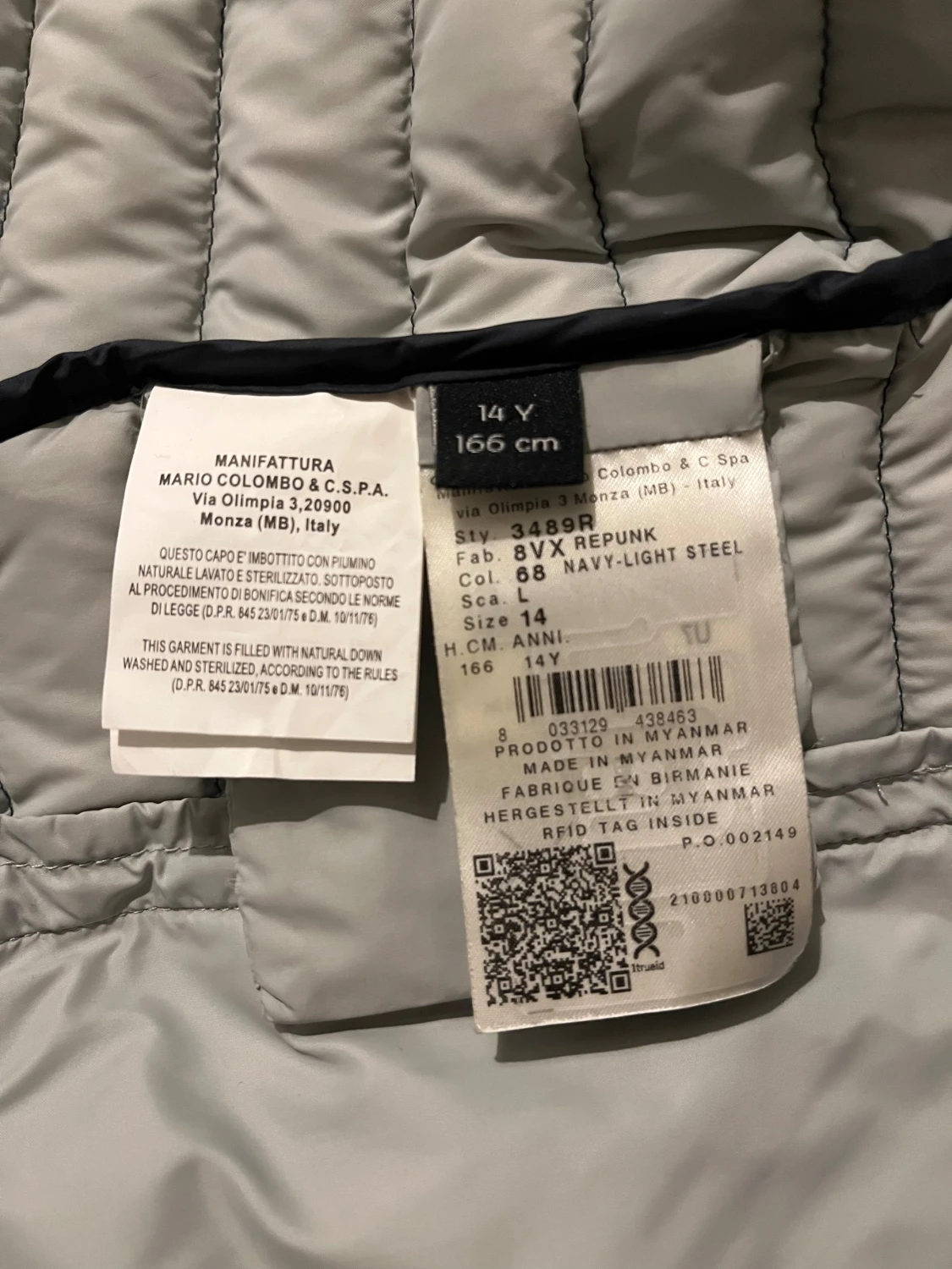 Mörkblå dunväst från Colmar - 2