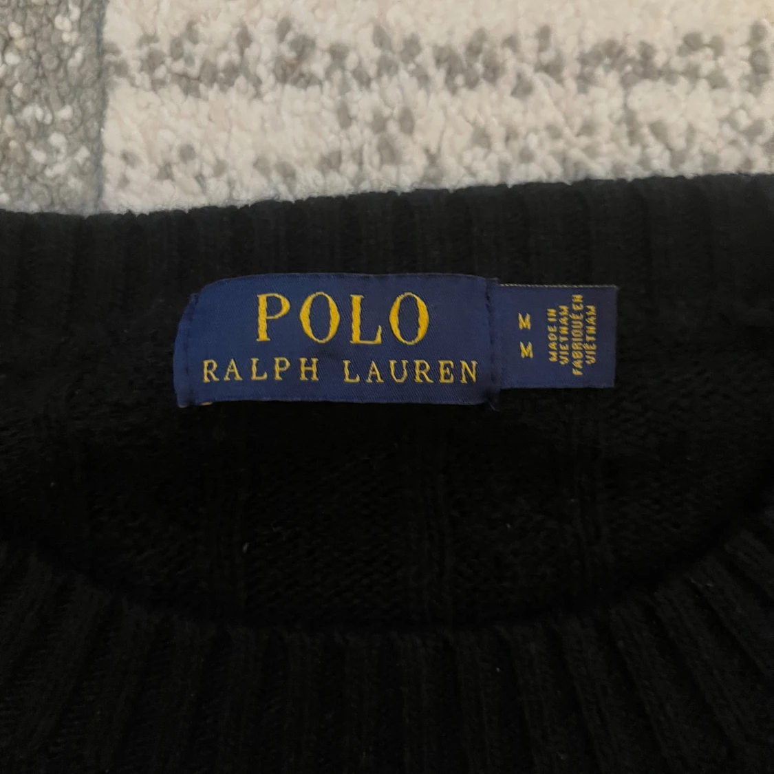 Svart kabelstickad tröja Polo Ralph Lauren - 3