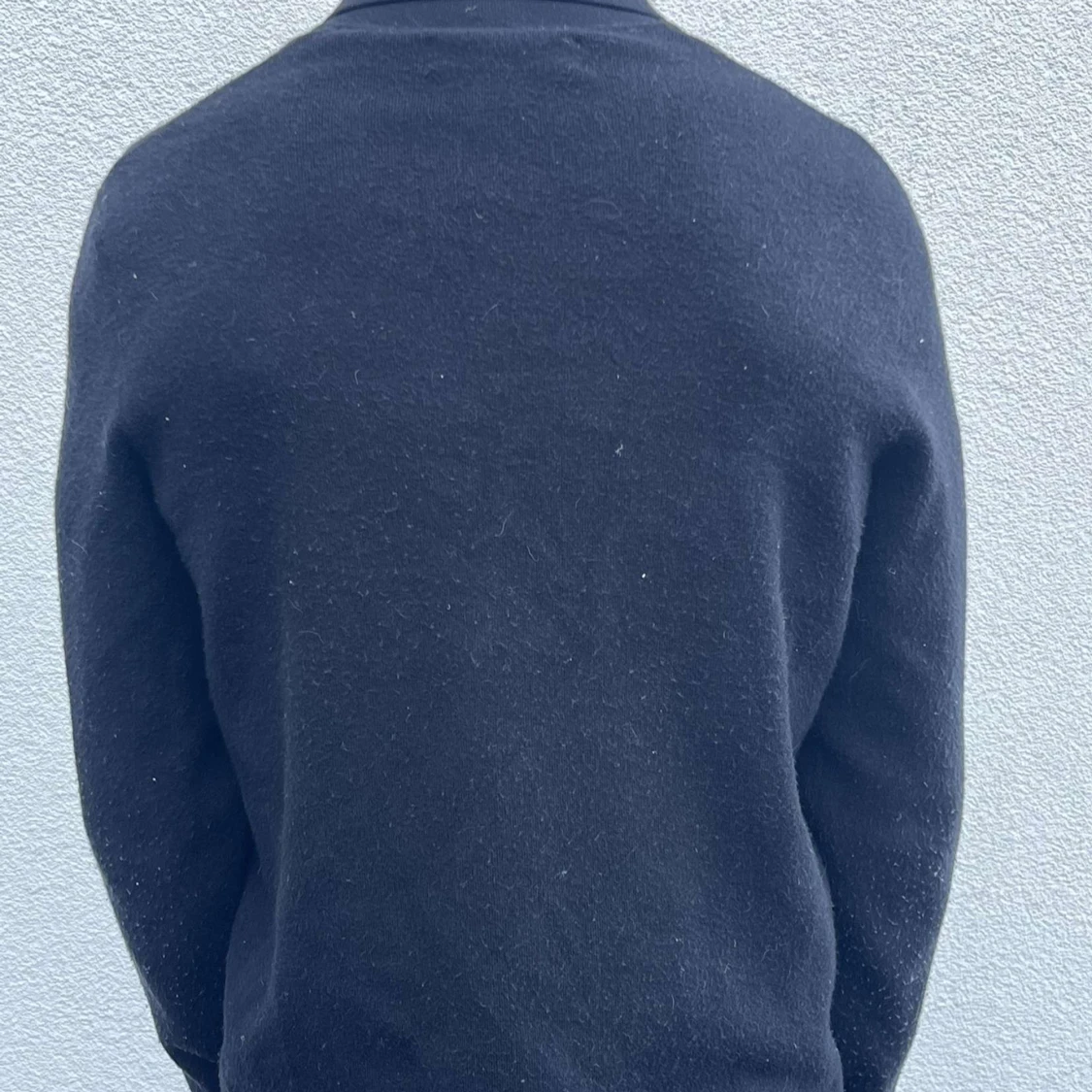 Svart kofta med dragkedja - 1