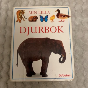 Min lilla djurbok - Upptäck djurens värld med färgglada bilder på allt från elefanter och giraffer till kattungar och valpar. Perfekt för unga djurälskare som vill lära sig mer om stora och små djur och deras ungar. En rolig och lärorik bok för nyfikna läsare!