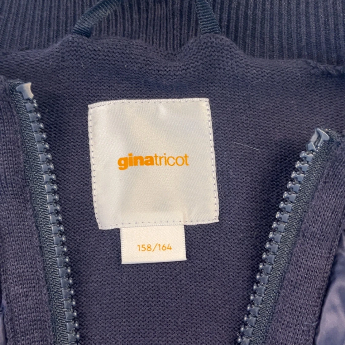 Mörkblå jacka Gina Tricot - 2