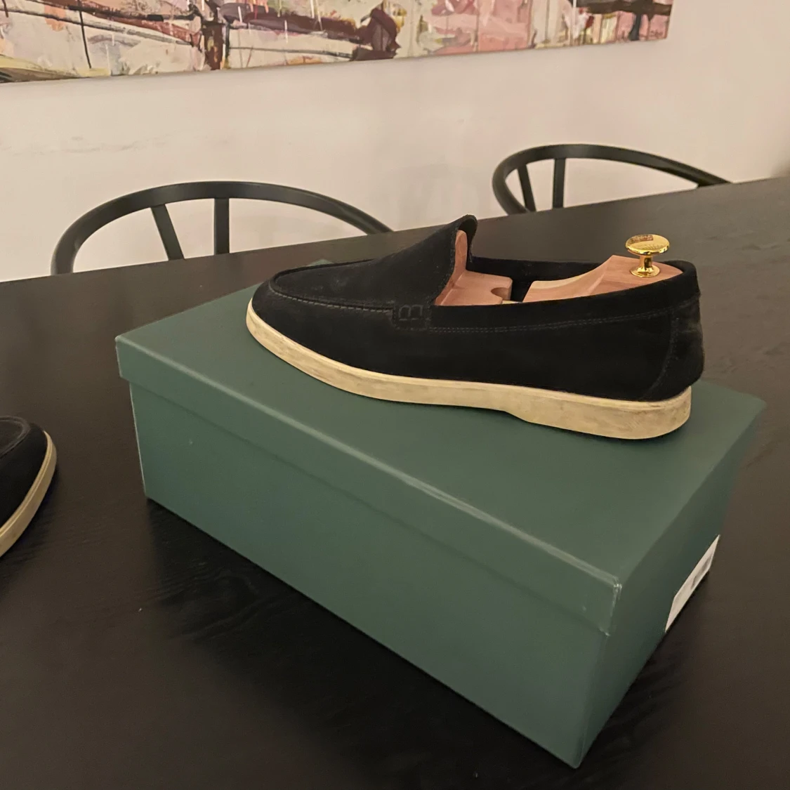 Svarta mockaloafers från Massimo Dutti - 2