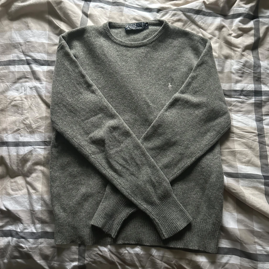 Grå ulltröja från Polo Ralph Lauren