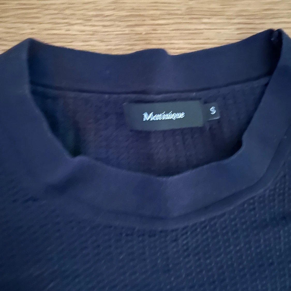 Mörkblå stickad tröja från Matinique - 1